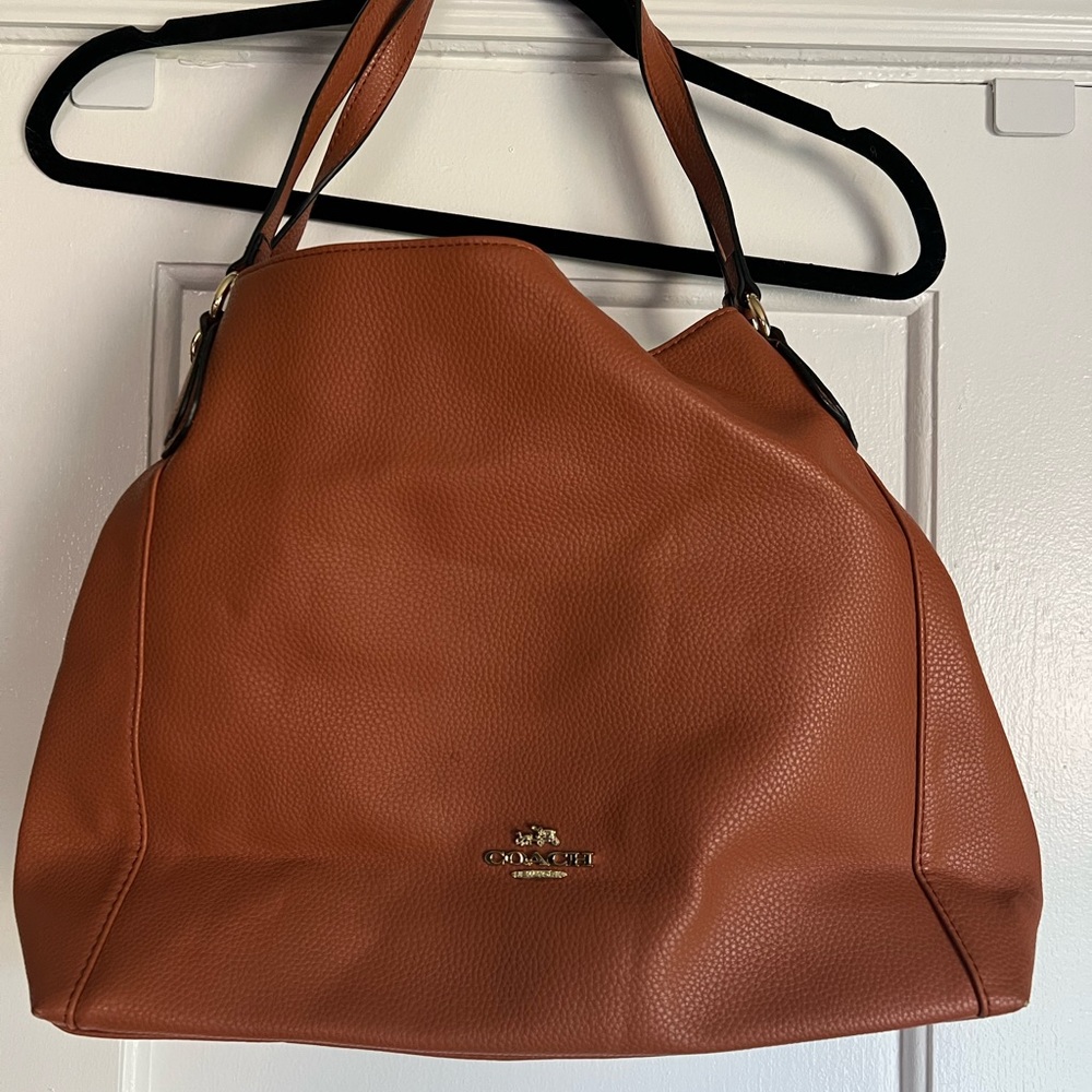 Coach leather tote